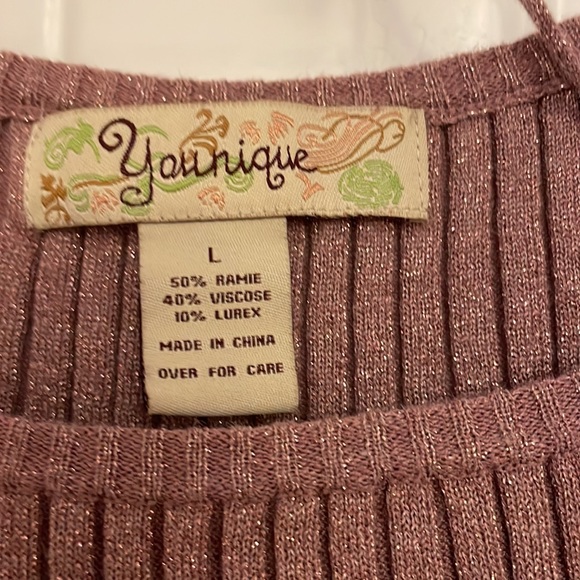 Younique splendid pleated, ribbed and elastic top. Batwing sleeves, size L. - Picture 16 of 16